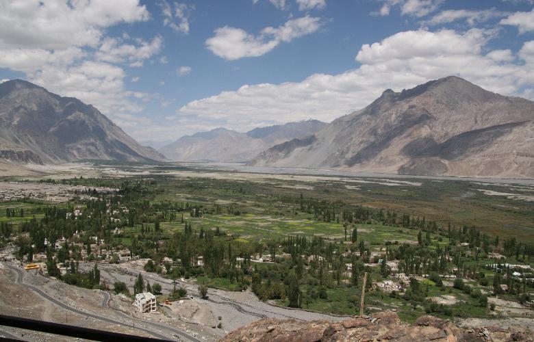 View from Disket,Nubra Valley, Ladakh-India
