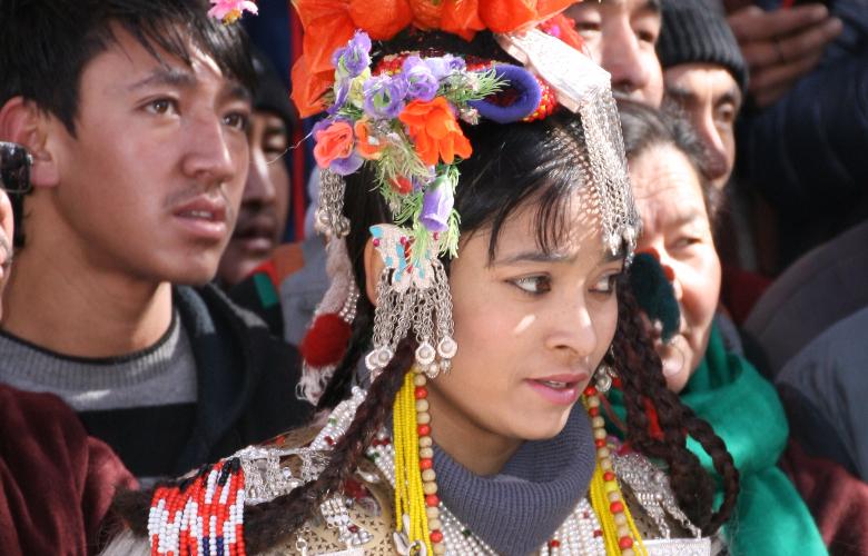 Aryan Tribe Girl,Ladakh-India. Pic.Dorjey Daya