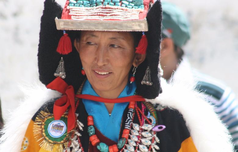 Woman from Changthang,Ladakh-India. Pic.Dorjey Daya